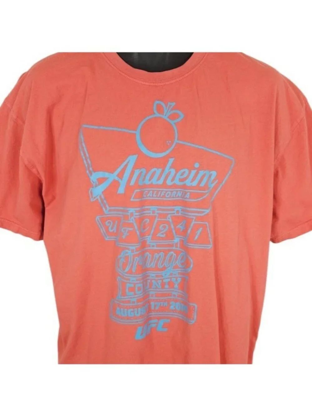 UFC T Shirt Mens Size XL Anaheim Orange County 2019 MMA Fighting
